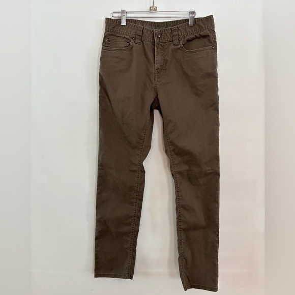 PrAna Bridger Jean Men’s Slim Fit Straight Leg Size 30X32 Brown - Picture 1 of 15